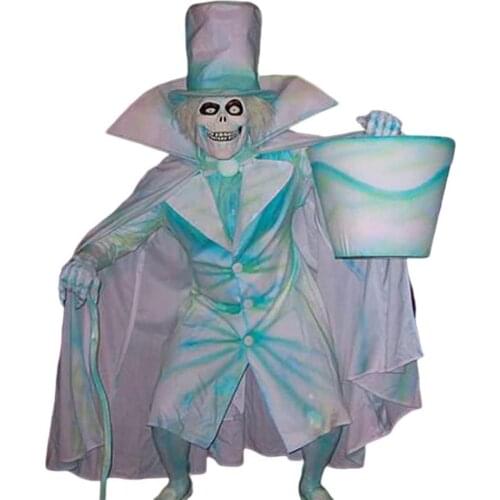 Skeleton Man With Bucket Resin Statue Garden Ornament Desktop Sculpture Halloween Horror Props Haunted House Escape Room Decor