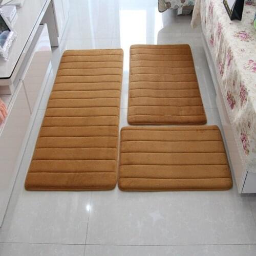 Non-slip Memory Foam Bath Mat Carpet Bedroom Rug Door Way Feet Mats Rugs Bathroom Alfombra Tapete Para Banheiro Mat Carpets q