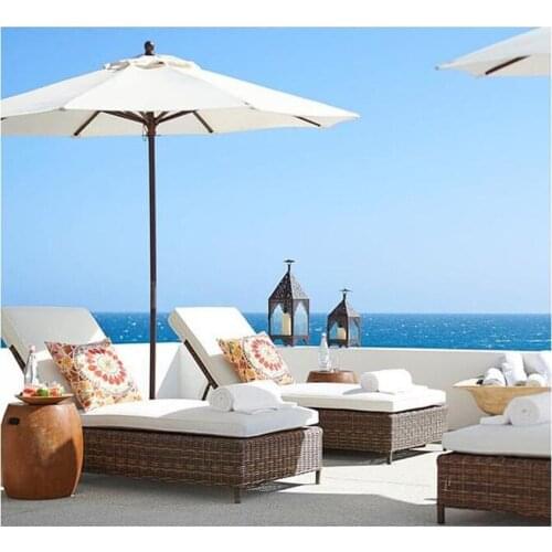 New arrival wicker patio outdoor garden cheap lounge chair furniture