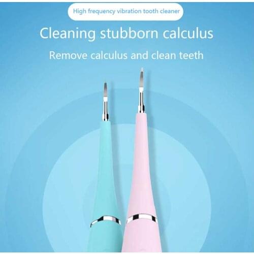 Portable Electric Irrigator Dental Teeth Whitening Oral Care Cleaning Device Tool USB Rechargable Calculus Stains Tartar Remover