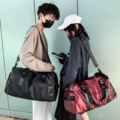 Gym Sports Bag Men Fitness Weekend Bag Large Travel Duffle Blosa for Women Sports Training Handbag with Shoe Compartment