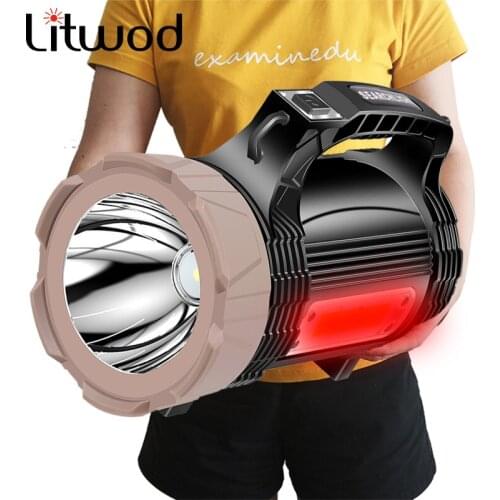 Powerful XHP90.2 Led Flashlight Torch Power Bank 9600mah Built in 4pcs 18650 Rechargeable Battery Camping High Quality Lantern