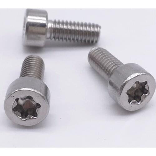 Wkooa M2 M2.5 M3 M4 M5 M6 Cap Screws Torx Socket Head Small Bolts Stainless Steel Pack 100