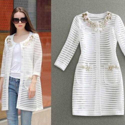 2019 New Arrival Runway Women Plaid Notched Long Sleeve Single Button Jacket Office Elegant Fashion Short Tops Hot Sales coat