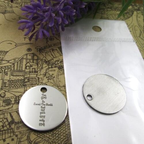 10pcs--"For God So Loved TheWorld that he gave his only son"stainless steel charms more style for choosing DIY Charms from Bible