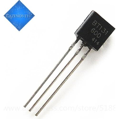 10pcs/lot BT131-600 BT131 TO-92 1A/600V In Stock
