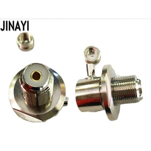 2pcs UHF SO239 Female Nut Right Angle Car Radio Antenna RG316 RG174 LMR100 Cable RF Connector