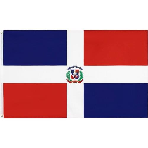 90x150cm DOM The Dominican Republic National Flag