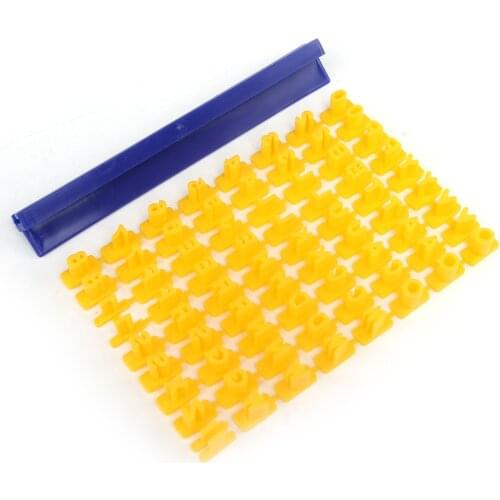 Alphabet Number Letter Baking Mould 3D Cookie Biscuit Stamp Embosser Cutter Cake Fondant DIY Molds Yellow Cutter Fondant Mould