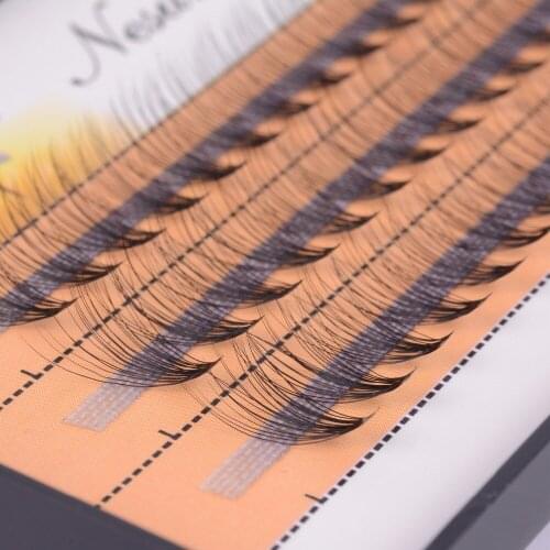 Hot sale Grafting hot melt 20 0.10 hair grafting false eyelashes single cluster planting eyelashes Natural mink hair silk lashes