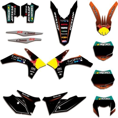 Customized Graphic Decals Stickers DECO KITS For KTM EXC 125 200 250 300 350 450 2012-2013 XC 2011
