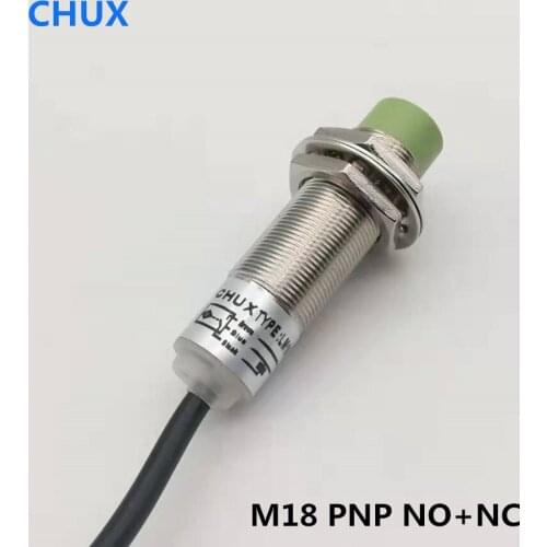 M18 Inductive Proximity Sensor PNP 8mm IM18-8-DPC NO+NC 6-36V DC Motion Switch