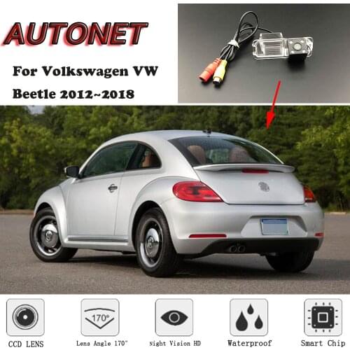 AUTONET Backup Rear View camera For Volkswagen VW Beetle 2012 2013 2014 2015 2016 2017 2018 Night Vision/license plate camera