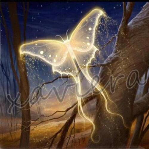 Xaviera Butterfly Full Drill Embroidery Animal Diy 5D Diamond Painting Mosaic Cross Stitch Kit Square Round Rhinestone Picture