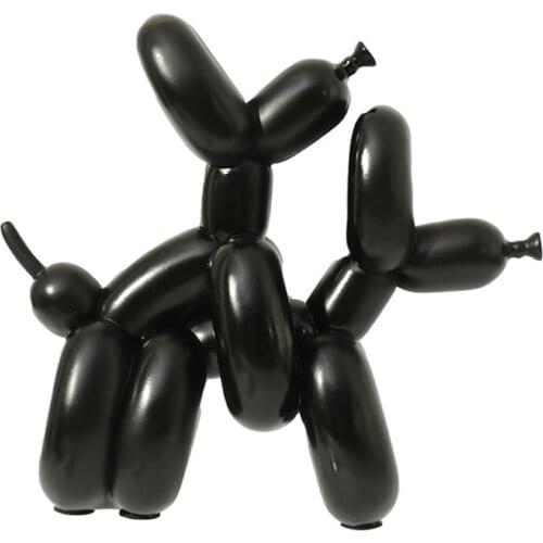 Nordic Creative Balloon Dog Cute Resin Animal Desktop Statue Living Room Bedroom TV Cabinet Decoration MYP14