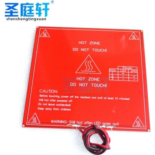 Reprap 3d printer heating bed dual voltage circuit board MK2b, support 12v, 24v heating bed