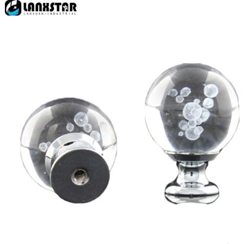 Crystal Bubble Ball 30mm Handle Knob Furniture Drawer Cabinet Door Handles Knobs