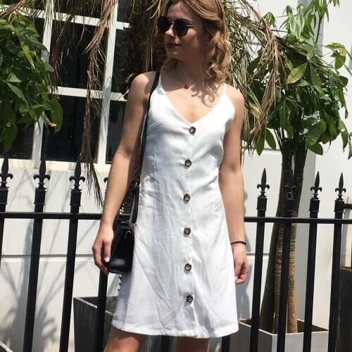 Sexy Backless Spaghetti Strap Dress Party Mini Dresses Fashion Elegant Women Vestidos Halter Bow Beach Sundress Summer 2020