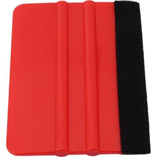 Car Wash Scraper Soft Felt Edge Squeegee Board for Car Vinyl Application Wrap Tool Scraper Decal Cleaning