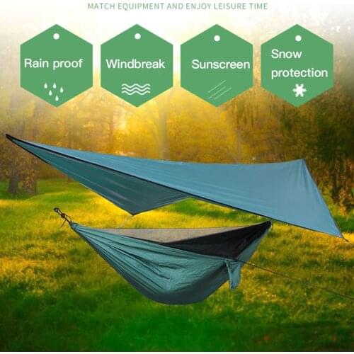 Waterproof Tarp Tent Outdoor Camping UV-Resistant Sun Shade Canopy Garden Awning Tarpaulin