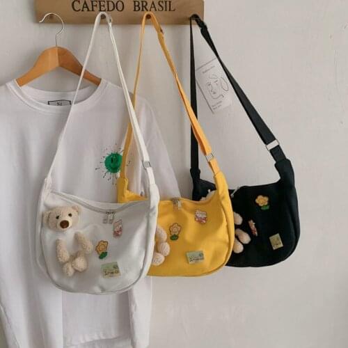 Womens bags Shoulder bag net red canvas bag female bag messenger bag single shoulder bag ladies hand bags mini bag small bag