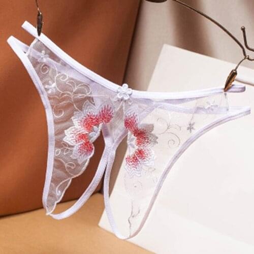 Ladies Lingerie Temptation Mini Thong Sexy Perspective Woman Thongs Underwear Fashion Low-Rise Panties Women