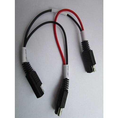 1 pcs Splitter 1 to 2 SAE Male to SAE Female DC Power Automotive Cable 18AWG