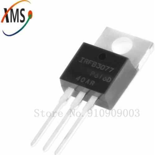 10pcs IRFB3077 TO-220 IRFB3077PBF TO220 IRFB3077GPBF 75A 210A FB3077