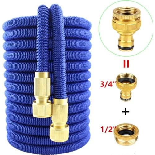 17FT-125FT Expandable Magic Garden Hose Watering Hose 5m - 37.5m Flexible Retractable Hose Irrigation Pipe for Foam Nozzle