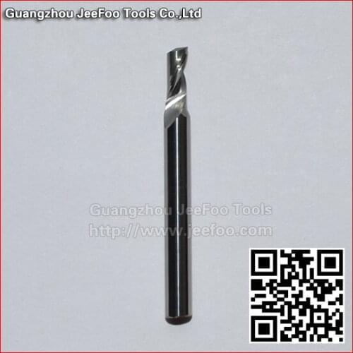 4*3.5*8mm One Flute Sprial Cutter for Aluminum / Aluminum End Mill Bits, Spiral Cutters, Engraving Router Bits