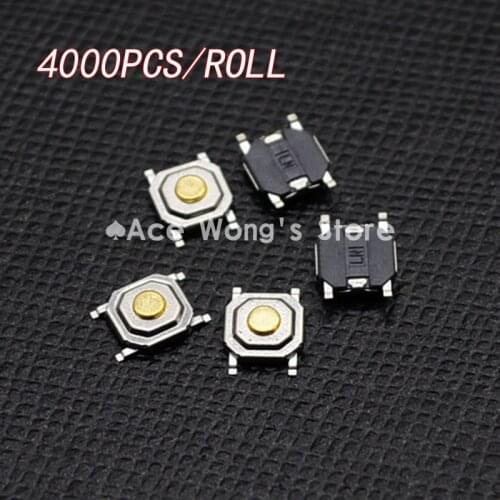 4000pcs/ROLL tape-on-reel SMD 4*4*1.5MM 4X4X1.5MM Tactile Tact Push Button Micro Switch Momentary