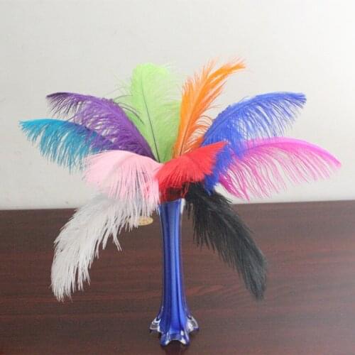 500pcs Mixed Color 30-35cm/12-14 inch Natural Ostrich Feathers Wedding Party Christmas Home Craft Accessories Decoration