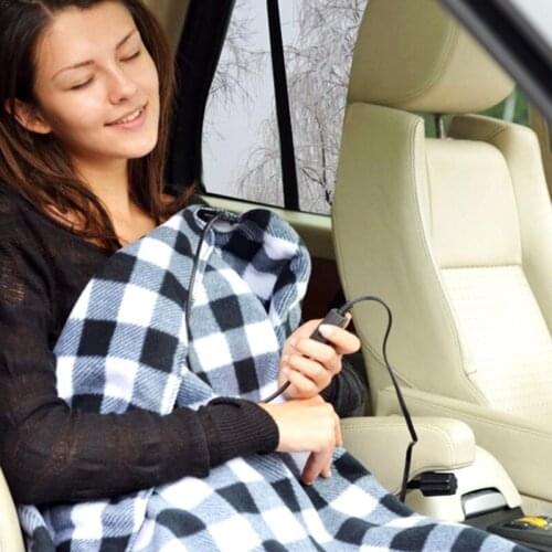 Car Supplies Winter Hot Lattice Energy Saving Switch Control Car Constant Temperature Heating Blanket Car Electric Blanket