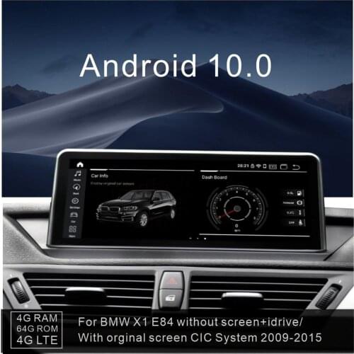 IPS 4G+64G Android 10.0 player 4G LTE for BMW X1 E84 2009 2010 2012 2013 2014 2015 Car navigation multimedia