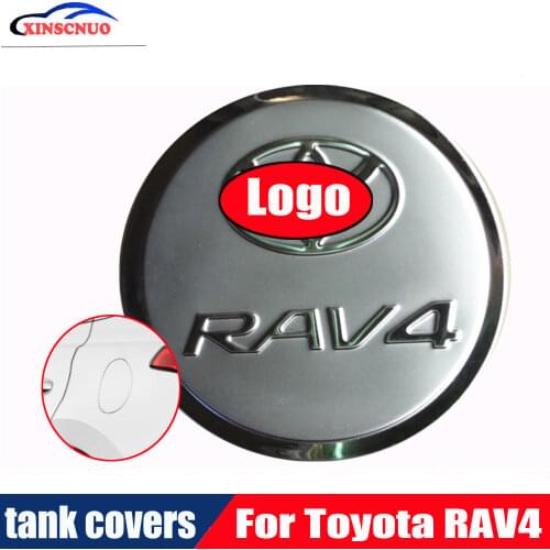 Car Styling Refitting Oil For Toyota RAV4 Refit Special Fuel Tank Cap tank Cover Sticker Trim Accessories
