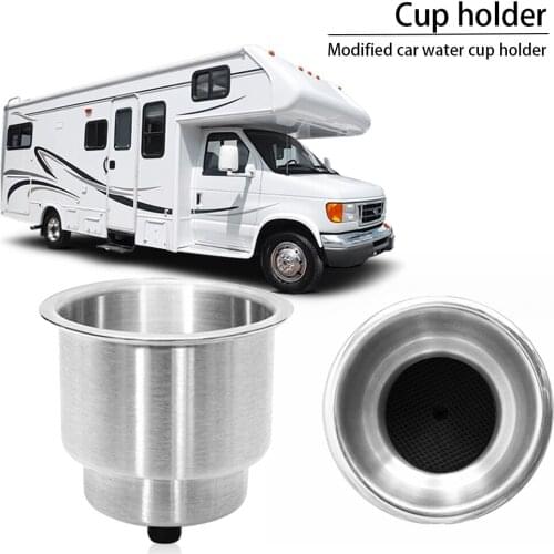 Stainless Steel Cup Drink Holder Marine Boat Car Truck Can Organizer Water Bottle Stand Rack for Car Vehicle Interior Parts