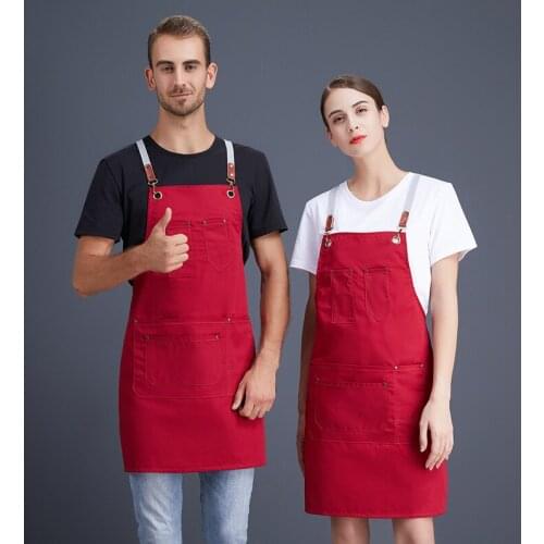 Household kitchen apron waterproof and oil-proof cute Japanese and Korean version of custom work clothes fashion men