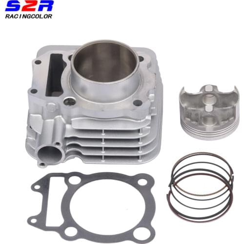 Air Cylinder Block and Piston Rings Kit for Scooter with YAMAHA YBR250 2007 2009 XT250 1YB 2013-2015 1S4-11311-01-A0 YBR XT 250