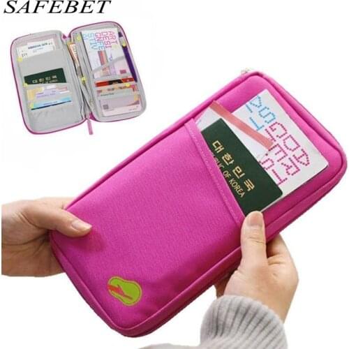 SAFEBET Brand Fashion Men Women Travel Organizer Credit Card Holder Card Pack Credit Card Pack Multi Pockets Document package