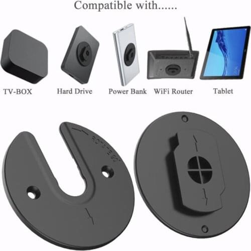 Tablet Stands Wall Mount Holder Adjusted By 90 Degree Rotatable Supports IPad / Set Top Box / TV Box / Hard Disk / Mobile Power