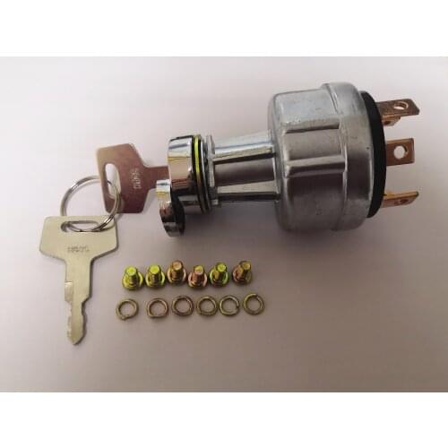 Ignition Switch 1700100023 H806 2key For Takeuchi Excavator DiggerTB Series TL Series TB125 TB135 B228 TB235 TB250 TL130 TL150