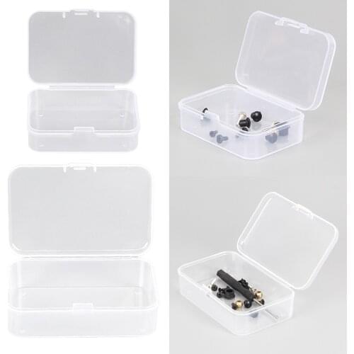 Portable Clear Storage Box Container Electronic Parts Screw Bead Case