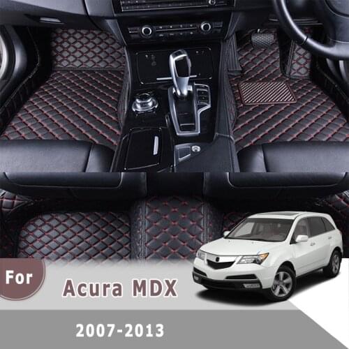 RHD Carpets For Acura MDX 2007 2008 2009 2010 2011 2012 2013 (5 seats) Car Floor Mats Auto Interior Accessories Styling Parts