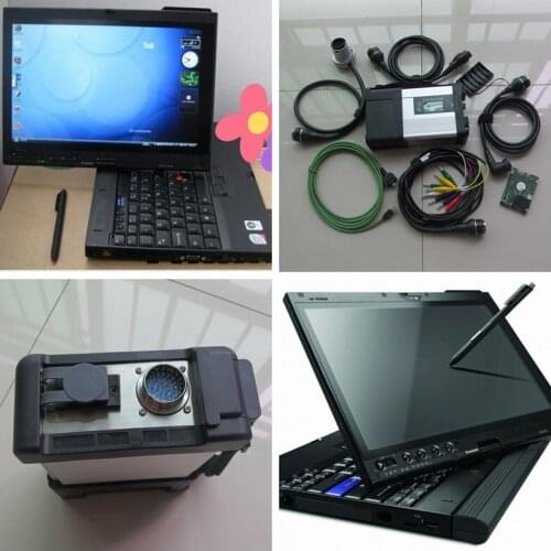 Super MB Star C5 SD Connect with laptop X200T Touch screen diagnostic with mb star c5 newest software V2020.6 hdd for mb sd c5