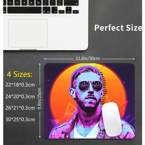 Freshly Squeezed Orange Cassidy 80s Retro Pop Art Mouse Pad DIY Print Cushion Orange Cassidy Aew Wrestling