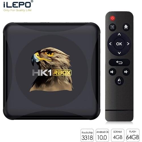 ILEPO R1mini Android 10 RK3318 Quad-Core 4G 64G TV BOX R1 mini 2.4G/5G Dual Wifi BT 4.0 Media player Set top box Hot