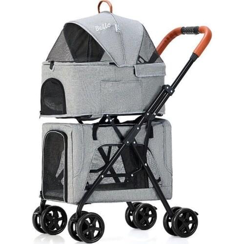Portable Pet Stroller Folding dog cart dog trolley