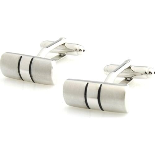 YH-1795 Fashion Blue and Black Enamel Cufflinks for Men-Factory Direct Selling