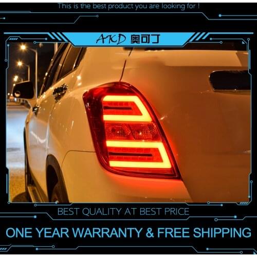 AKD tuning cars Tail lights For Chevrolet Trax Taillights LED DRL Running lights Fog lights angel eyes Rear parking lights