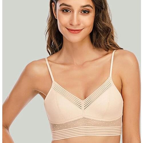 Womens Lace U-shaped Back Pull-up Bra-Sexy Deep U-shaped Waist Comfortable Low Skin-friendly Bra Bra Lace A5C5